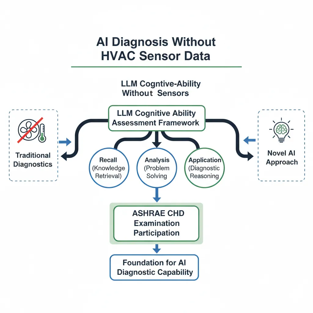 Harnessing Cognitive Power: AI Diagnosis Without HVAC Sensor Data