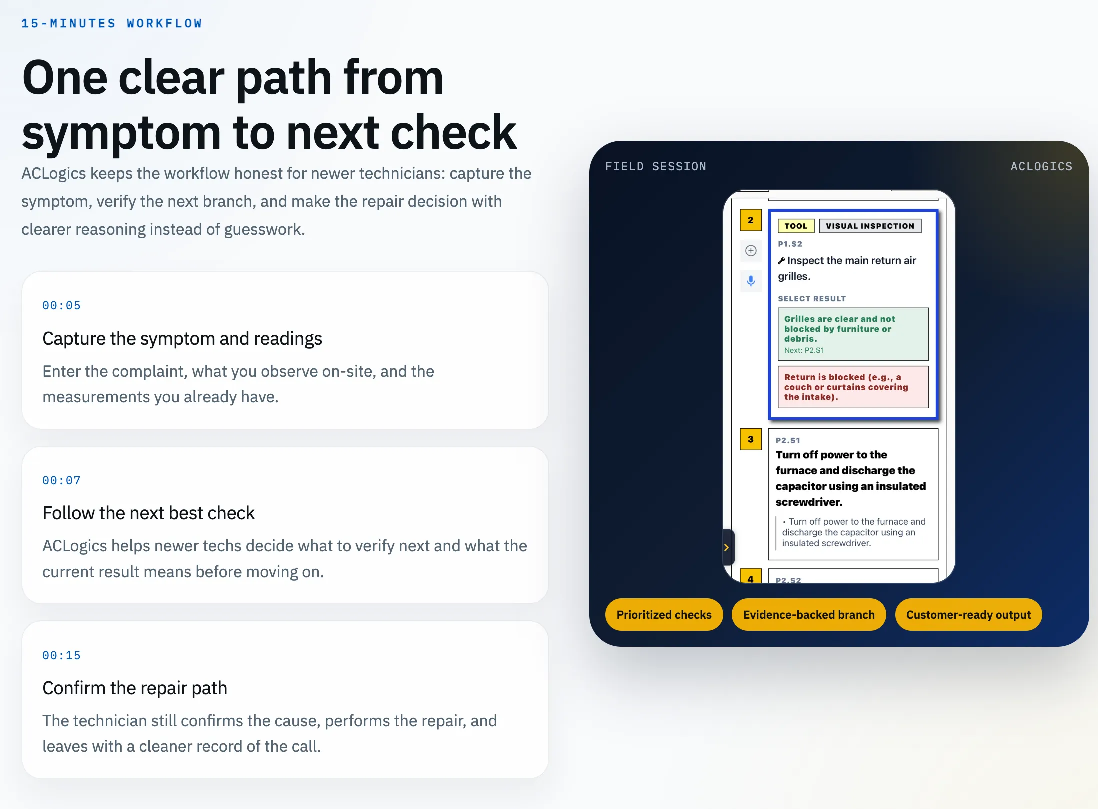 ACLogics App: The AI Diagnostic Tool Built for Field Technicians